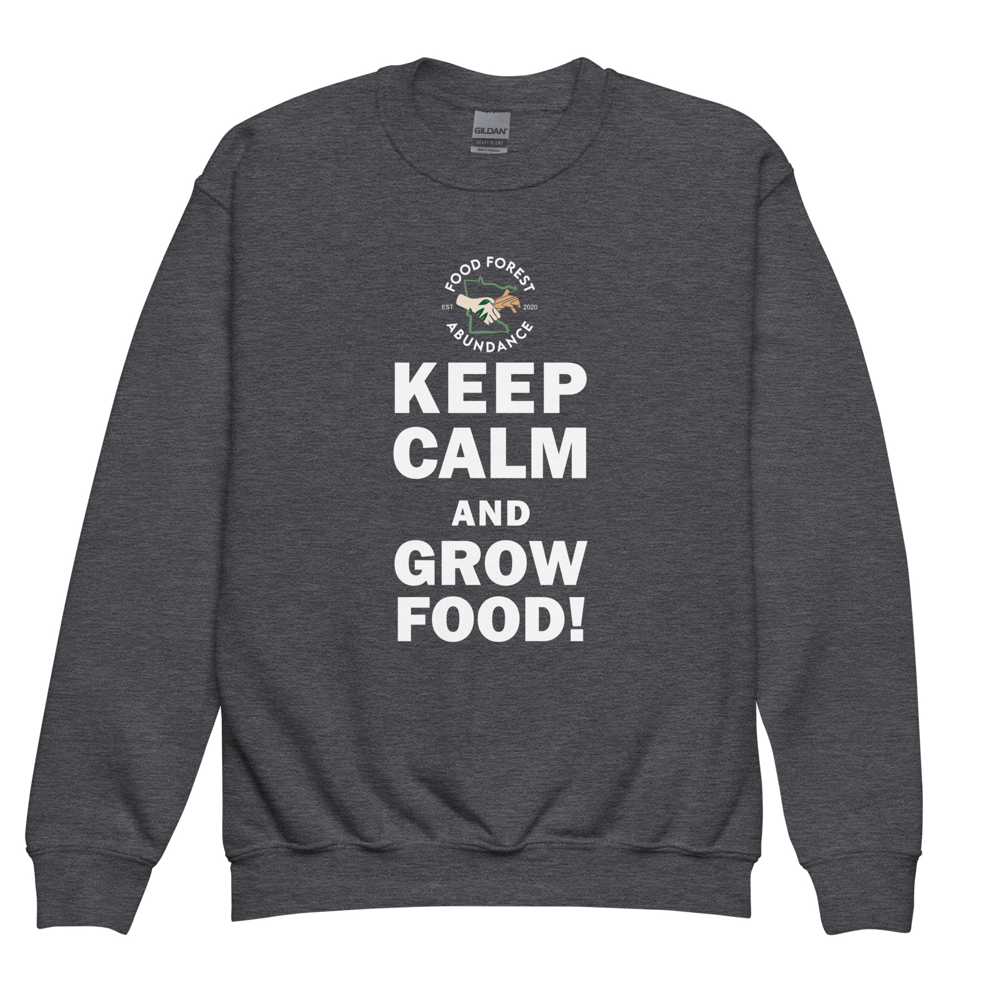 Keep Calm Youth crewneck sweatshirt - Image 2